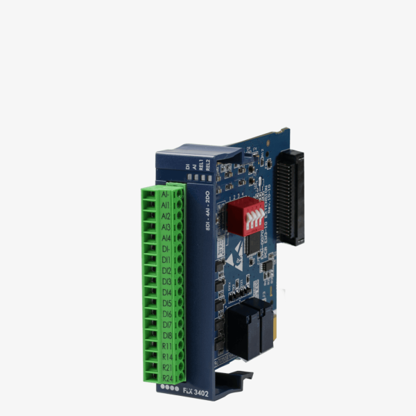 Ewon Flexy extension card - IO (8DI-4AI-2DO)